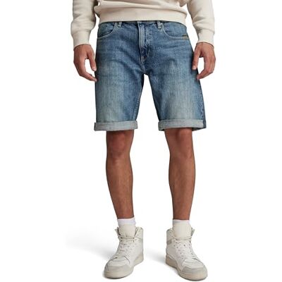 G-STAR RAW Herren Mosa Shorts, Blau (Faded Monsoon D24430-D498-G564), 29 G-STAR RAW Herren Mosa Shorts, Blau (Faded Monsoon D24430-D498-G564), 29