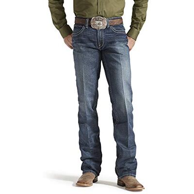 ARIAT Herren M5 Slim Boundary Stackable Straight Leg Jeans, Gulch, 35W / 34L ARIAT Herren M5 Slim Boundary Stackable Straight Leg Jeans, Gulch, 35W / 34L