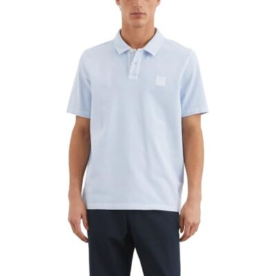 Marc O' Polo Herren Kurzarm-Poloshirt aus Bio-Baumwolle Regular Fit, Blau (Starlight), XS Marc O' Polo Herren Kurzarm-Poloshirt aus Bio-Baumwolle Regular Fit, Blau (Starlight), XS