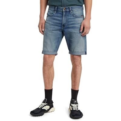 G-STAR RAW Herren Mosa Shorts, Blau (Sun Faded zee Destroyed D24430-D538-G332), 29 G-STAR RAW Herren Mosa Shorts, Blau (Sun Faded zee Destroyed D24430-D538-G332), 29