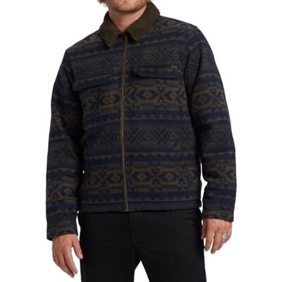 Billabong Men's Barlow Sherpa Jacket, Dark Brown, XXL Billabong Men's Barlow Sherpa Jacket, Dark Brown, XXL