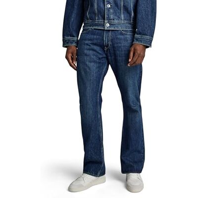 G-STAR RAW Herren Lenney Bootcut Jeans, Blau (Worn in Sentry Blue D24467-D577-G334), 34W / 30L G-STAR RAW Herren Lenney Bootcut Jeans, Blau (Worn in Sentry Blue D24467-D577-G334), 34W / 30L