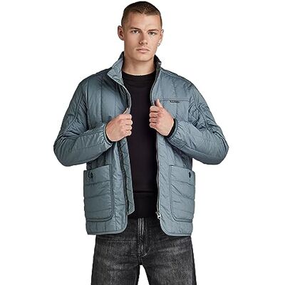 G-STAR RAW Herren Liner Overshirt, Grau (axis D23659-4481-5781), M G-STAR RAW Herren Liner Overshirt, Grau (axis D23659-4481-5781), M