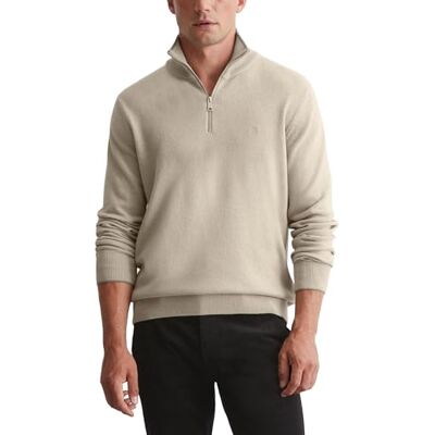 Marc O' Polo Herren Strickpullover mit Stehkragen Regular Fit, Grau (Dapple Gray), XXL Marc O' Polo Herren Strickpullover mit Stehkragen Regular Fit, Grau (Dapple Gray), XXL