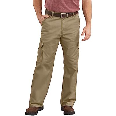 Dickies Cargo-Arbeitshose für Herren, lockere Passform., Khaki, 32W / 30L Dickies Cargo-Arbeitshose für Herren, lockere Passform., Khaki, 32W / 30L