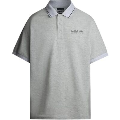 Pepe Jeans – Herren Polo-Shirt – Kurzarm – Baumwoll-Stretch-Piqué – Red Bull Racing Team – Sportlicher Schnitt Grau (Meliertes Grau) Bekleidungsgröße XL Pepe Jeans – Herren Polo-Shirt – Kurzarm – Baumwoll-Stretch-Piqué – Red Bull Racing Team – Sportlicher Schnitt Grau (Meliertes Grau) Bekleidungsgröße XL