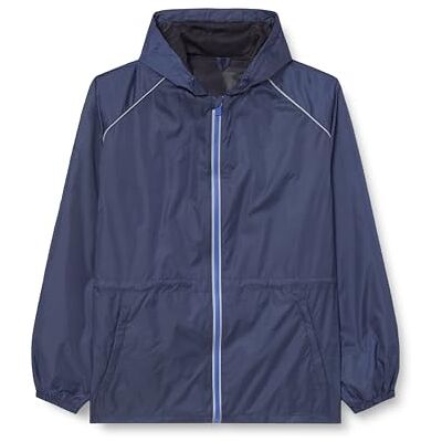 PERLETTI Wasserdichte Jacke für Herren, Regenjacke, blau, L PERLETTI Wasserdichte Jacke für Herren, Regenjacke, blau, L