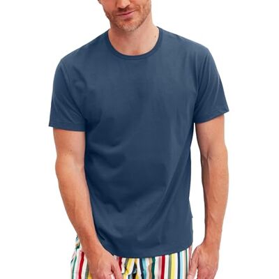 CALIDA Remix Basic Sleep T-Shirt Herren Dark Denim 52-54 CALIDA Remix Basic Sleep T-Shirt Herren Dark Denim 52-54
