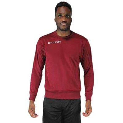 GIVOVA One Rotes Herrenlauf-Pullover - Jacke GIVOVA One Rotes Herrenlauf-Pullover - Jacke