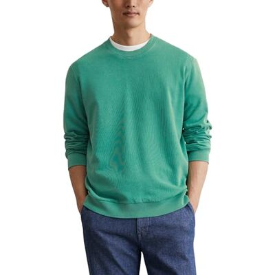 Marc O' Polo Marc OߴPolo Herren Sweatshirt aus Bio-Baumwolle mit Rundhalsausschnitt, Grün (Eucalyptus Green), 3XL Marc O' Polo Marc OߴPolo Herren Sweatshirt aus Bio-Baumwolle mit Rundhalsausschnitt, Grün (Eucalyptus Green), 3XL