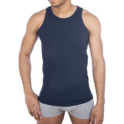 FILA Herren Fu5033 Herren Tank Top, Blau, L EU FILA Herren Fu5033 Herren Tank Top, Blau, L EU