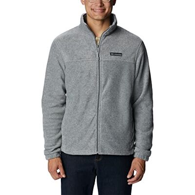 Columbia Herren steens mountain 2.0 Fleecejacke Mit Durchgehendem Reißverschluss, Light Grey Heather, L EU Columbia Herren steens mountain 2.0 Fleecejacke Mit Durchgehendem Reißverschluss, Light Grey Heather, L EU