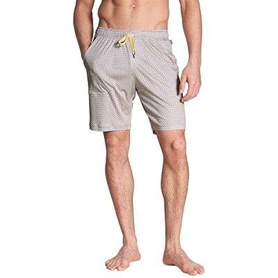 CALIDA Herren, Bermudas, aus der Serie Remix Sleep Leisure, in passat grey, normal geschnitten, mit Tunnelzug, aus 75% Supima® Baumwolle CALIDA Herren, Bermudas, aus der Serie Remix Sleep Leisure, in passat grey, normal geschnitten, mit Tunnelzug, aus 75% Supima® Baumwolle