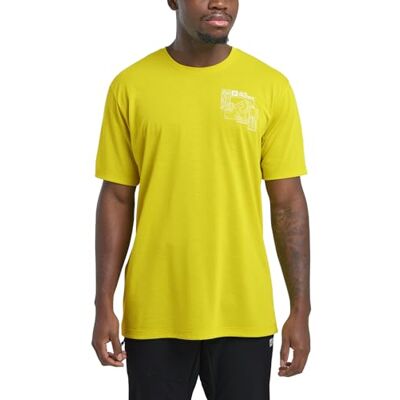 Jack Wolfskin Herren Vonnan Graphic M T-Shirt, Explore Chartreuse, L EU Jack Wolfskin Herren Vonnan Graphic M T-Shirt, Explore Chartreuse, L EU