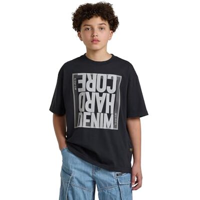 G-STAR Boys Oversized T-Shirt, Blau (Salute D29766-01-C742), 14 G-STAR Boys Oversized T-Shirt, Blau (Salute D29766-01-C742), 14