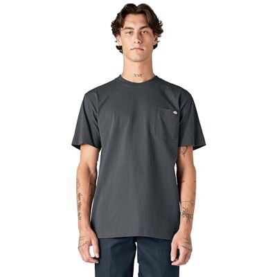 Dickies Herren Schweres Rundhalsausschnitt, kurzärmelig, groß T-Shirt, anthrazit, 3XL Dickies Herren Schweres Rundhalsausschnitt, kurzärmelig, groß T-Shirt, anthrazit, 3XL