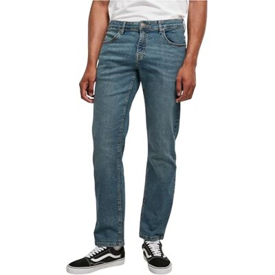 Urban Classics Herren Hose Carpenter Back Jeans Sand Destroyed Washed 28 Urban Classics Herren Hose Carpenter Back Jeans Sand Destroyed Washed 28