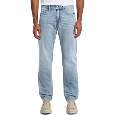 G-STAR Men's Mosa Straight Jeans, Blue, 34 W/34 L G-STAR Men's Mosa Straight Jeans, Blue, 34 W/34 L