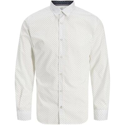 JACK & JONES Jjmatheo Print Detail Shirt L/S JACK & JONES Jjmatheo Print Detail Shirt L/S