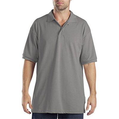 Dickies Herren-Poloshirt, kurzärmelig, Piqué, Meliert, grau, XL Dickies Herren-Poloshirt, kurzärmelig, Piqué, Meliert, grau, XL