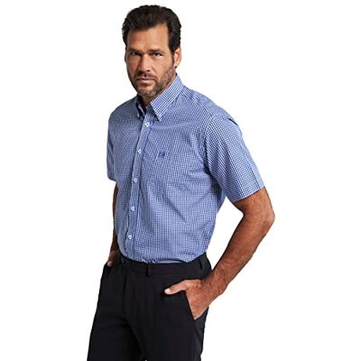 JP 1880 Herren große Größen Übergrößen Menswear L-8XL Hemd, Business, Halbarm, Vichy-Karo, bis 8XL, Comfort Fit, Easycare hellblau 7XL 722860700-7XL JP 1880 Herren große Größen Übergrößen Menswear L-8XL Hemd, Business, Halbarm, Vichy-Karo, bis 8XL, Comfort Fit, Easycare hellblau 7XL 722860700-7XL