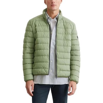 Marc O' Polo Herren Steppjacke mit Stehkragen leicht, Grün (Victorian Mist), S Marc O' Polo Herren Steppjacke mit Stehkragen leicht, Grün (Victorian Mist), S