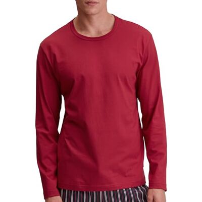 CALIDA RMX Sleep Langarmshirt Herren Rio red 52-54 CALIDA RMX Sleep Langarmshirt Herren Rio red 52-54