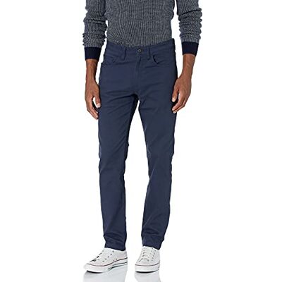 Amazon Herren 5-Pocket-Chinohose, Komfortabler Stretch, Schmale Passform (Früher Goodthreads), Marineblau, 30W / 29L Amazon Herren 5-Pocket-Chinohose, Komfortabler Stretch, Schmale Passform (Früher Goodthreads), Marineblau, 30W / 29L