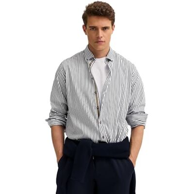 Bugatti Herren Hemd Langarm Button-Down-Kragen Baumwolle Bugatti Herren Hemd Langarm Button-Down-Kragen Baumwolle