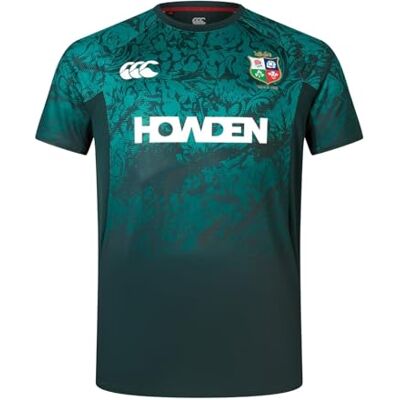 Canterbury British and Irish Lions Superlight T-Shirt für Herren, Skarabäus, Größe XS Canterbury British and Irish Lions Superlight T-Shirt für Herren, Skarabäus, Größe XS