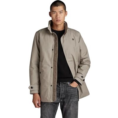 G-STAR RAW Herren Padded trench, Grau (elephant skin D23627-D342-G106), XXL G-STAR RAW Herren Padded trench, Grau (elephant skin D23627-D342-G106), XXL