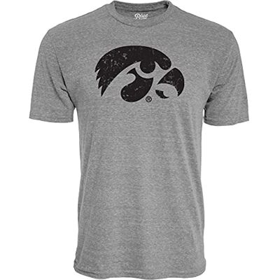 Blue 84 Herren Iowa Hawkeyes Tri-Blend T-Shirt Vintage Icon Heather Grey, Iowa Hawkeyes Heather Grey, XL Blue 84 Herren Iowa Hawkeyes Tri-Blend T-Shirt Vintage Icon Heather Grey, Iowa Hawkeyes Heather Grey, XL