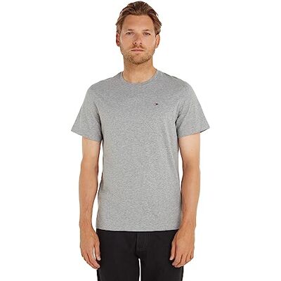 Tommy Jeans Herren Tjm Xslim Jersey Tee Dm0dm04411 Langarmhemd, Grau (Lt Grey Htr), XL EU Tommy Jeans Herren Tjm Xslim Jersey Tee Dm0dm04411 Langarmhemd, Grau (Lt Grey Htr), XL EU