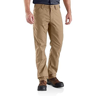 Carhartt , Herren, Rugged Professional-Serie Rugged Flex Lockere Canvas-Arbeitshose, Dunkles Khaki, W31/L34 Carhartt , Herren, Rugged Professional-Serie Rugged Flex Lockere Canvas-Arbeitshose, Dunkles Khaki, W31/L34