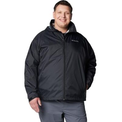 Columbia Herren Rain Jacket Glennaker Lake II Regenjacke, Schwarz, 3XL Tall Columbia Herren Rain Jacket Glennaker Lake II Regenjacke, Schwarz, 3XL Tall
