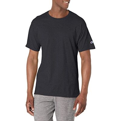Champion Herren Klassisches, Everyday Tee für Männer, Bequemes Weiches T-Shirt (Reg Groß) Hemd, schwarz, Mittel Champion Herren Klassisches, Everyday Tee für Männer, Bequemes Weiches T-Shirt (Reg Groß) Hemd, schwarz, Mittel