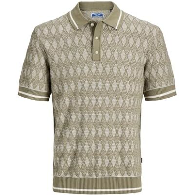 JACK & JONES Jprbluzack Structure Knit Polo Ss JACK & JONES Jprbluzack Structure Knit Polo Ss