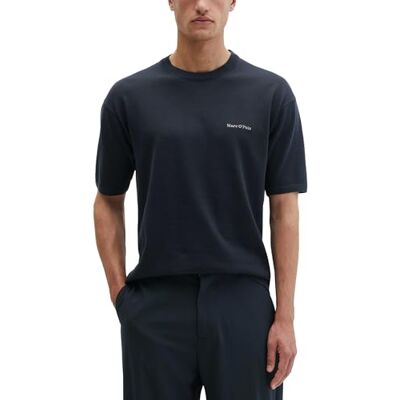 Marc O' Polo Marc OߴPolo DFB Travel Collection Herren Kurzarmpullover aus Bio-Baumwolle mit Logo Marc O' Polo Marc OߴPolo DFB Travel Collection Herren Kurzarmpullover aus Bio-Baumwolle mit Logo