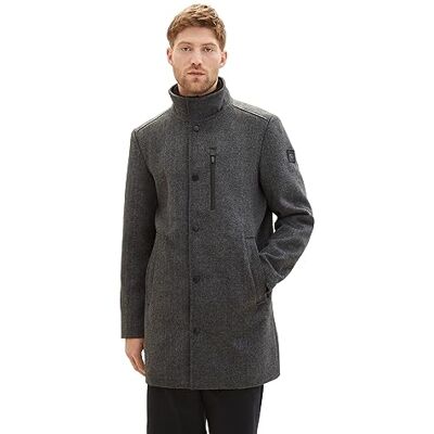 TOM TAILOR Herren 2-in-1 Wollmantel mit integrierter Innenjacke TOM TAILOR Herren 2-in-1 Wollmantel mit integrierter Innenjacke