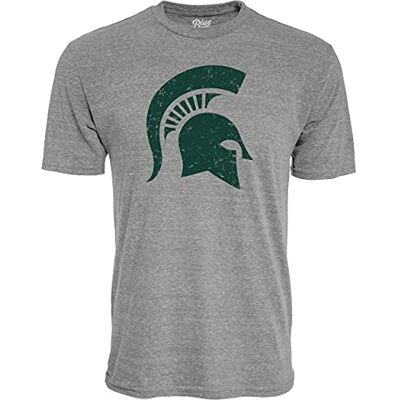 Blue 84 The Blue Brand Herren Tri-Blend T-Shirt Vintage Icon Heather Grey, Herren, T-Shirt, Tri-Blend T-Shirt Vintage Icon Heather Grey, Michigan State Spartans Heather Grey, XX-Large Blue 84 The Blue Brand Herren Tri-Blend T-Shirt Vintage Icon Heather Grey, Herren, T-Shirt, Tri-Blend T-Shirt Vintage Icon Heather Grey, Michigan State Spartans Heather Grey, XX-Large