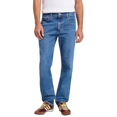 Lee Men's Jeans West, Regular Straight Fit, Straight Leg Lee Men's Jeans West, Regular Straight Fit, Straight Leg