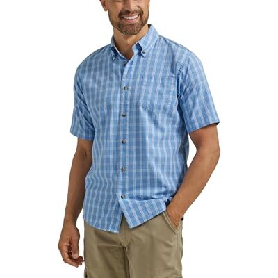 Wrangler Authentics Herren-Hemd, kurzärmelig, klassisch kariert, XL Wrangler Authentics Herren-Hemd, kurzärmelig, klassisch kariert, XL