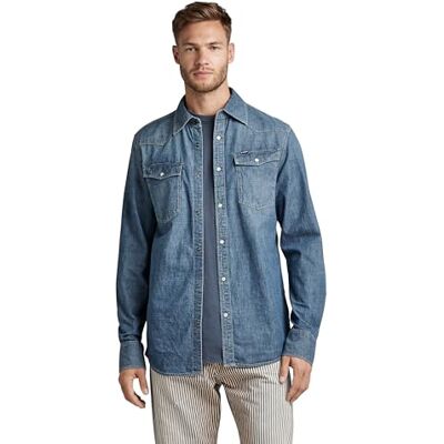 G-STAR RAW Herren 3301 Regular Hemd Evergreen G-STAR RAW Herren 3301 Regular Hemd Evergreen