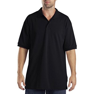 Dickies Herren-Poloshirt, kurzärmelig, Piqué, Schwarz V1, Klein Dickies Herren-Poloshirt, kurzärmelig, Piqué, Schwarz V1, Klein