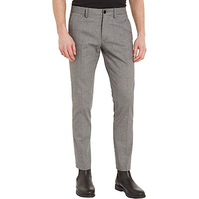 Tommy Hilfiger Herren Hose Bleecker Chino, Grau (Medium Grey Heather), 31W / 30L Tommy Hilfiger Herren Hose Bleecker Chino, Grau (Medium Grey Heather), 31W / 30L