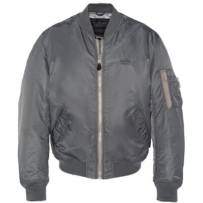 Schott NYC Herren Macampsrs-Pewter-m Jacke, grau, M Schott NYC Herren Macampsrs-Pewter-m Jacke, grau, M