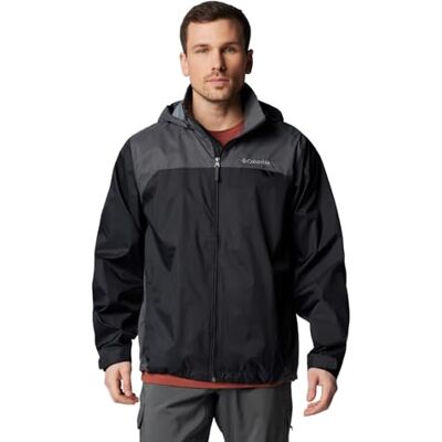 Columbia Glennaker Lake Herren-Regenjacke, schwarz (Black/Grill), Größe LT Columbia Glennaker Lake Herren-Regenjacke, schwarz (Black/Grill), Größe LT