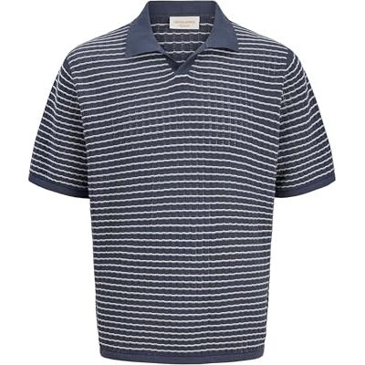 JACK & JONES Jornantucket Knit Split Neck Polo Sa26 JACK & JONES Jornantucket Knit Split Neck Polo Sa26