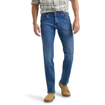 Lee Men's Performance Series Extreme Motion Straight Fit Tapered Leg Jean, Galilean Blue, 32W x 32L Lee Men's Performance Series Extreme Motion Straight Fit Tapered Leg Jean, Galilean Blue, 32W x 32L