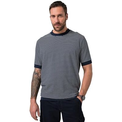JP 1880 Herren große Größen Übergrößen Menswear L-8XL T-Shirt, RH, Bauchfit, Streifen, 1/2 JP 1880 Herren große Größen Übergrößen Menswear L-8XL T-Shirt, RH, Bauchfit, Streifen, 1/2